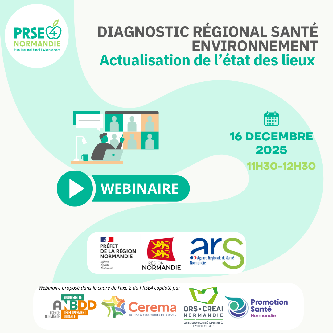 Webinaire de présentation du Diagnostic régional santé-environnement